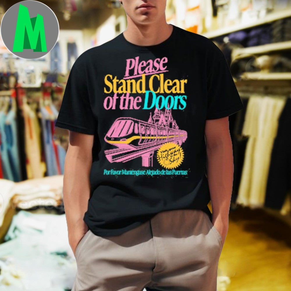 Youth Monorail Please Stand Clear of the Doors - Adult & Kids T-Shirts, Sweatshirts & Hoodies apparel design preview 1