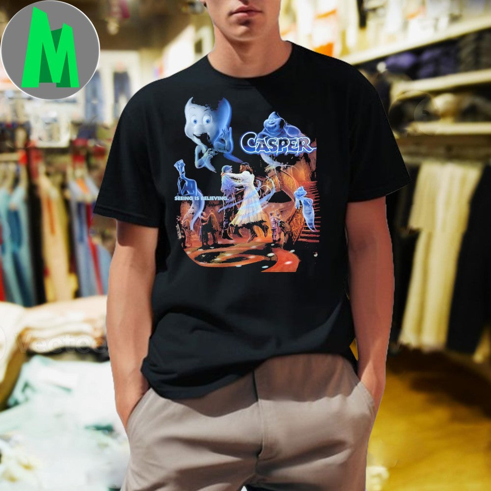 Casper The Friendly Ghost 1995 Movie Seeing Is - Adult & Kids T-Shirts, Sweatshirts & Hoodies apparel design preview 1
