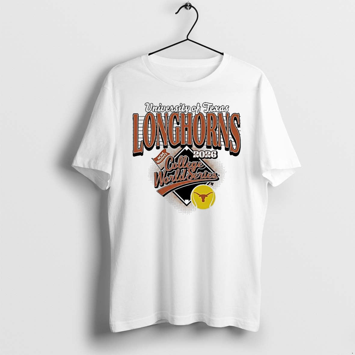 Official Exas Longhorns 2026 Ncaa Softball Womens - Adult & Kids T-Shirts, Sweatshirts & Hoodies apparel design preview 1