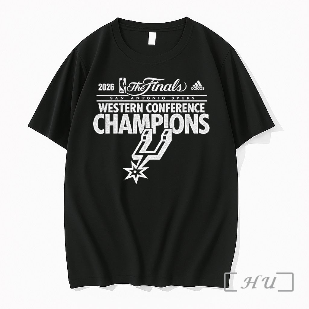 Officials 2026 San Antonio Spurs Western Conference - Adult & Kids T-Shirts, Sweatshirts & Hoodies apparel design preview 1