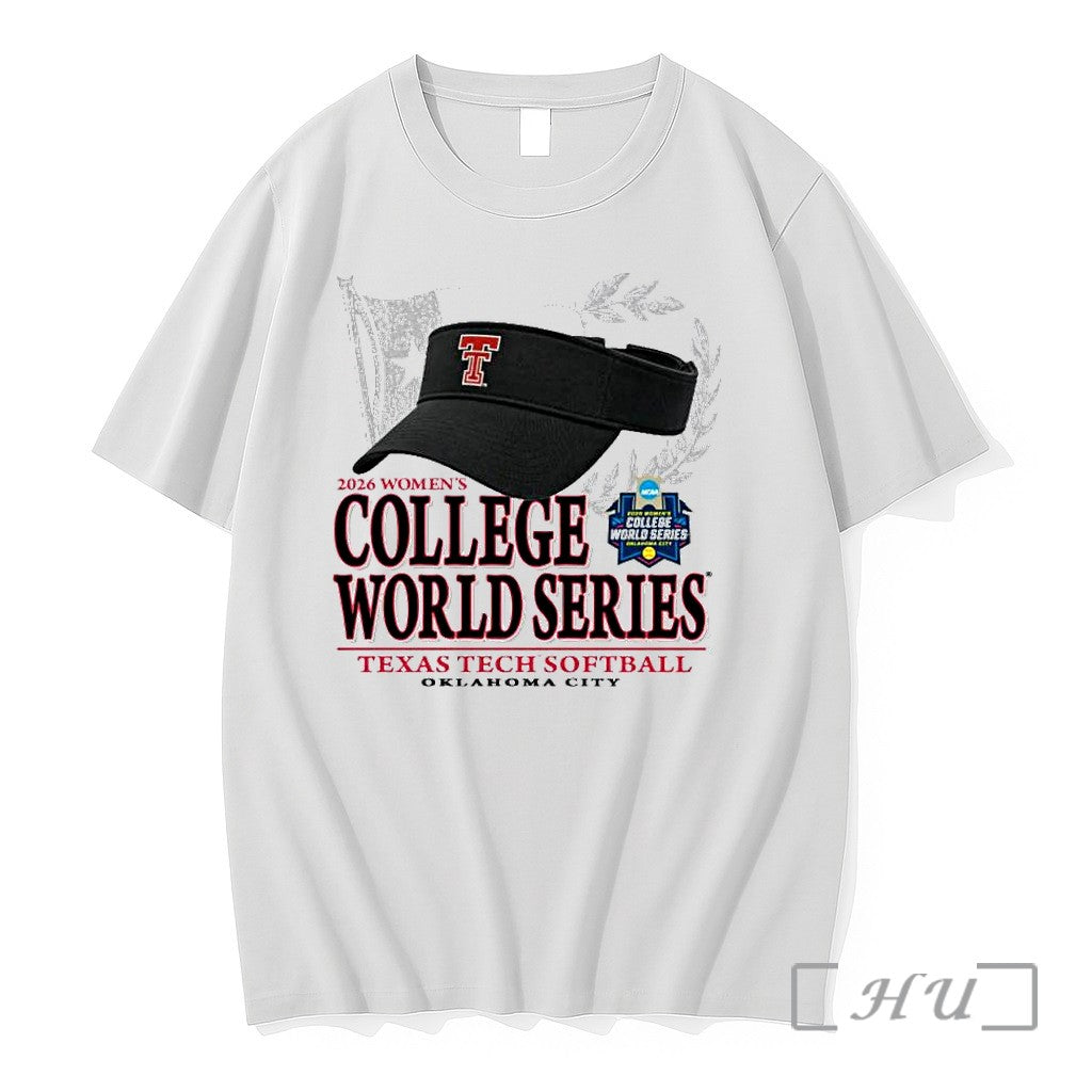 Officials 2026 Womens College Texas Tech Softball - Adult & Kids T-Shirts, Sweatshirts & Hoodies apparel design preview 1