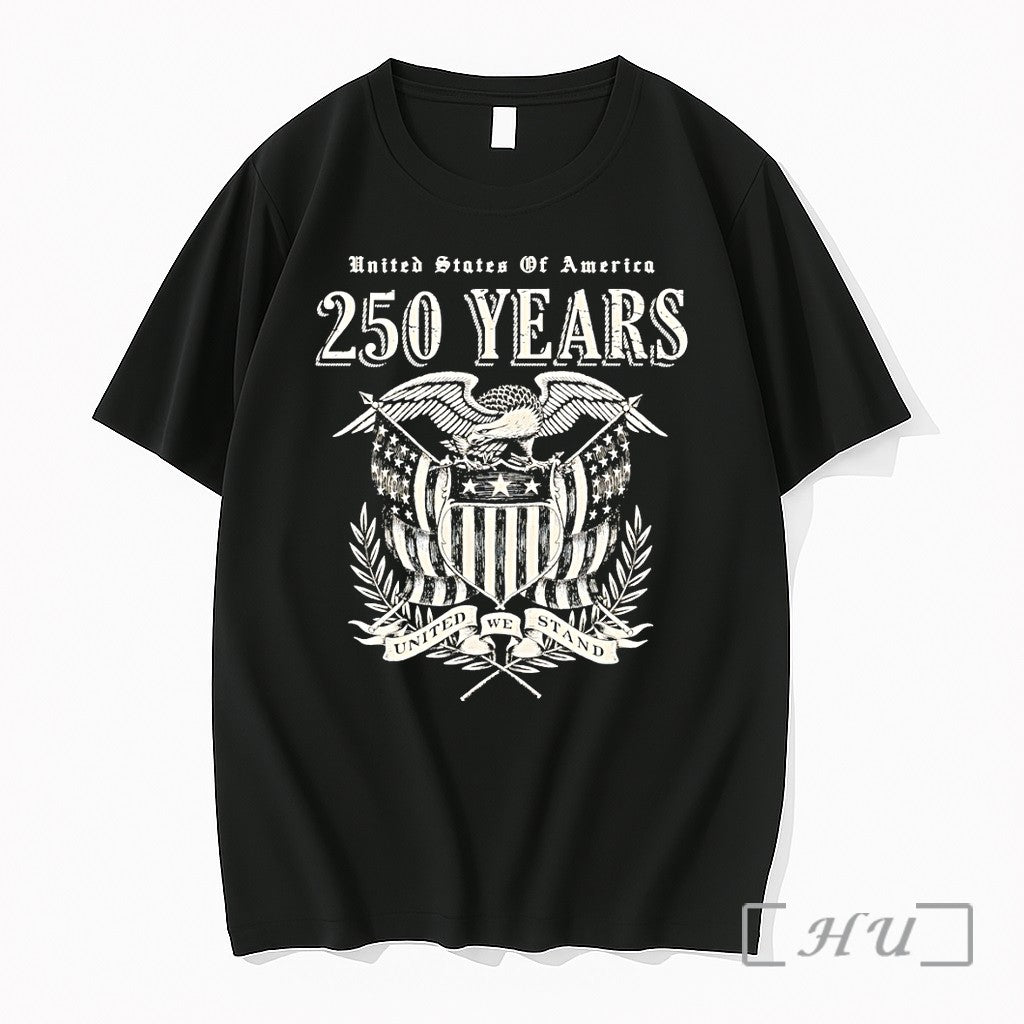 Officials 250 Years United We Stand Usa Premium - Adult & Kids T-Shirts, Sweatshirts & Hoodies apparel design preview 1