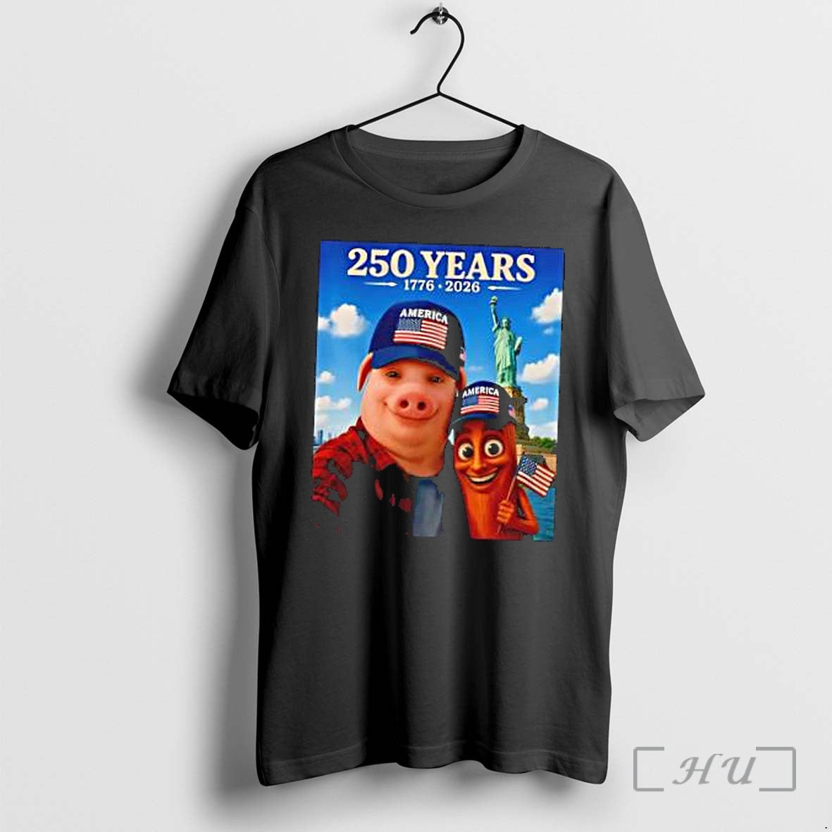 Officials 250 Years 1776 2026 America Tung Sahur - Adult & Kids T-Shirts, Sweatshirts & Hoodies apparel design preview 1