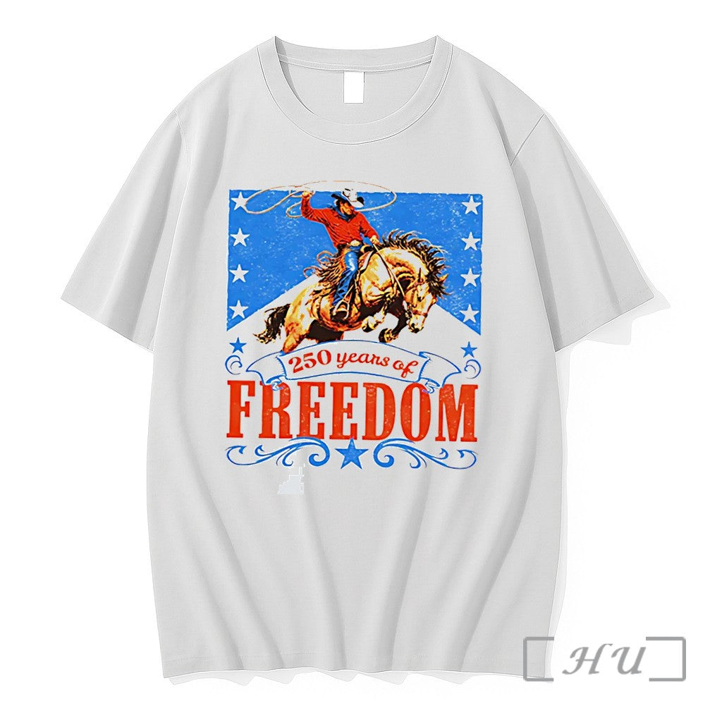 Officials 250 Years Of Freedom 1776 2026 Cowboy - Adult & Kids T-Shirts, Sweatshirts & Hoodies apparel design preview 1