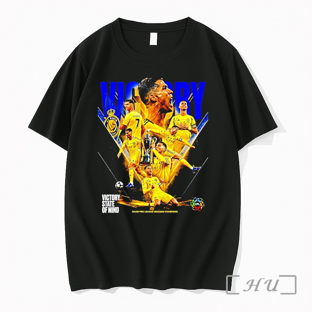 Officials Al Nassr 2025 2026 Saudi Pro League - Adult & Kids T-Shirts, Sweatshirts & Hoodies apparel design preview 1