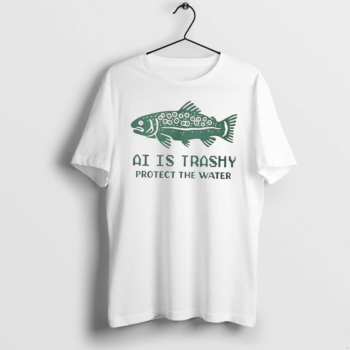 Officials Ai Is Trashy Protect The Water Fish Premium - Adult & Kids T-Shirts, Sweatshirts & Hoodies apparel design preview 1