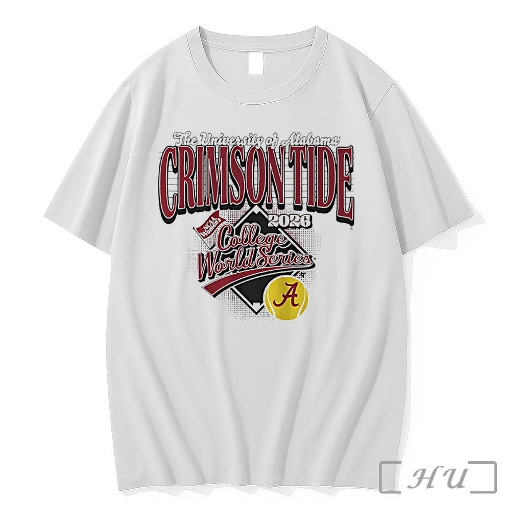 Officials Alabama Softball 2026 Ncaa Womens College - Adult & Kids T-Shirts, Sweatshirts & Hoodies apparel design preview 1