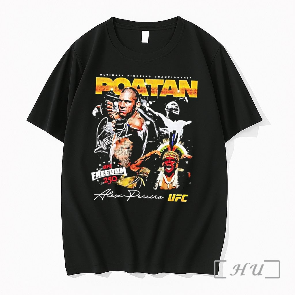 Officials Alex Pereira Poatan Ufc Freedom 250 - Adult & Kids T-Shirts, Sweatshirts & Hoodies apparel design preview 1