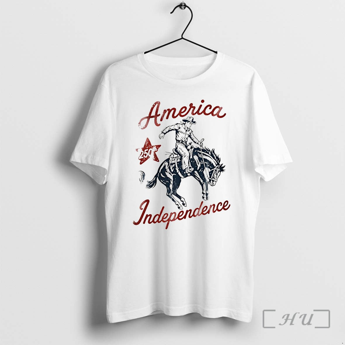 Officials America Independence Cowboy Usa 250th - Adult & Kids T-Shirts, Sweatshirts & Hoodies apparel design preview 1