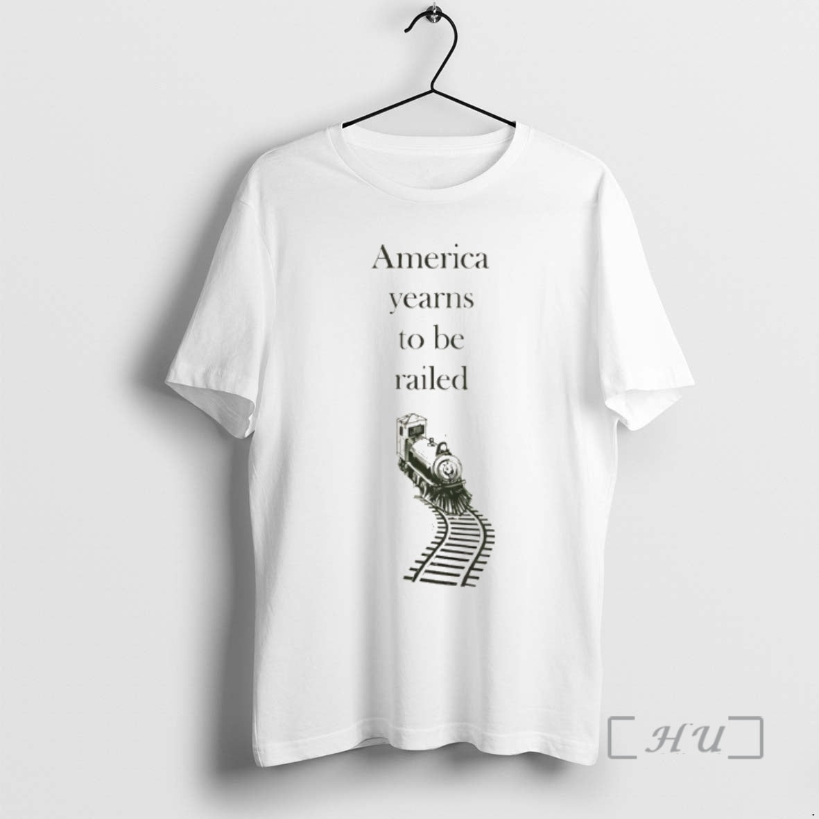 Officials America Yearns To Be Railed Train Vintage - Adult & Kids T-Shirts, Sweatshirts & Hoodies apparel design preview 1
