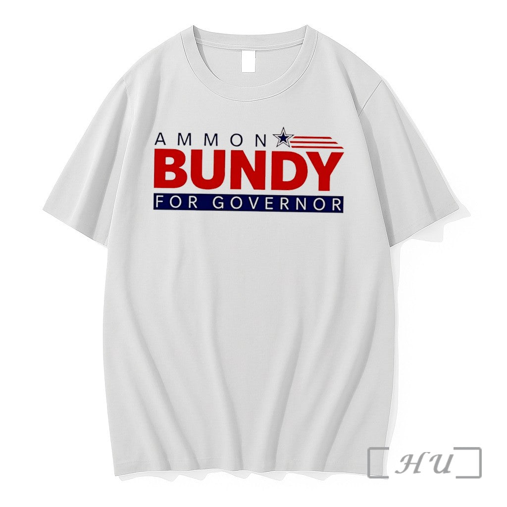 Officials Ammon Bundy For Governor 2026 Premium - Adult & Kids T-Shirts, Sweatshirts & Hoodies apparel design preview 1