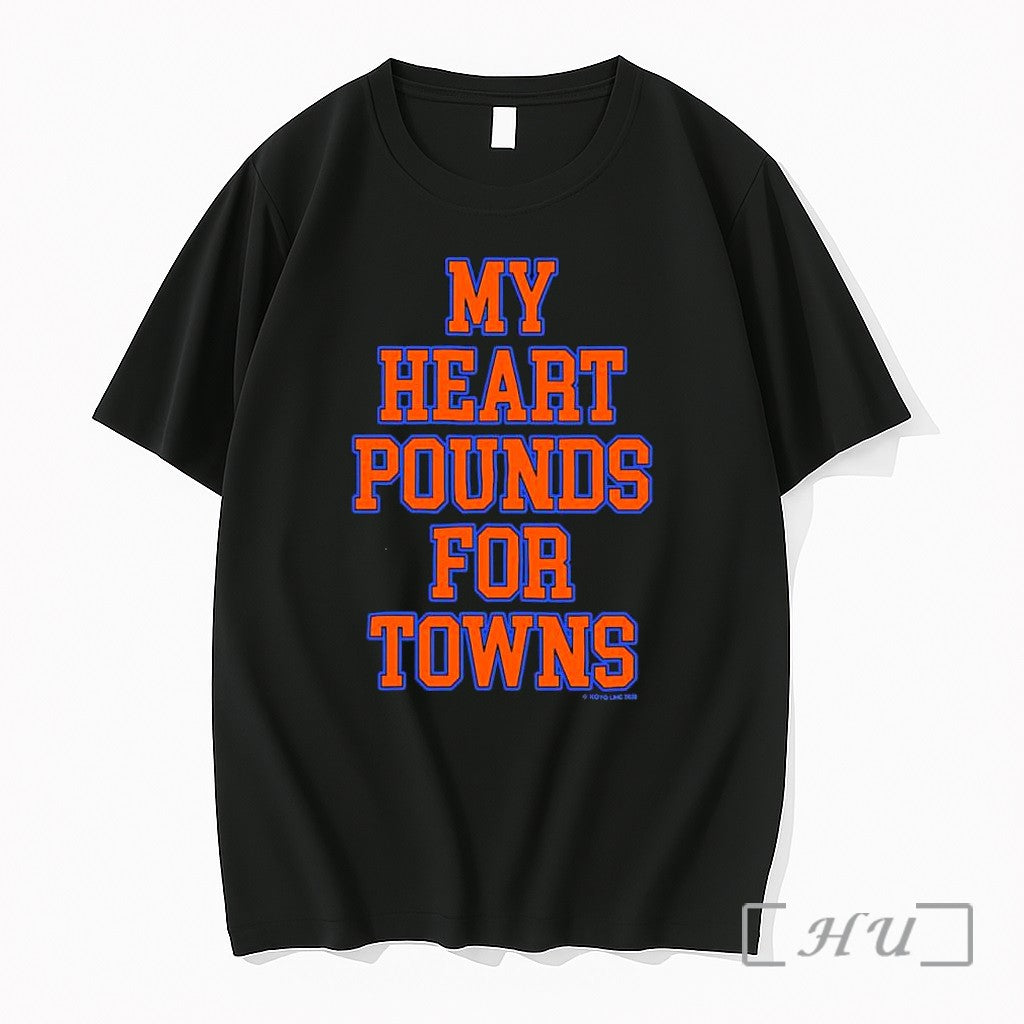 Officials Anthony Towns My Heart Pounds For Karl - Adult & Kids T-Shirts, Sweatshirts & Hoodies apparel design preview 1