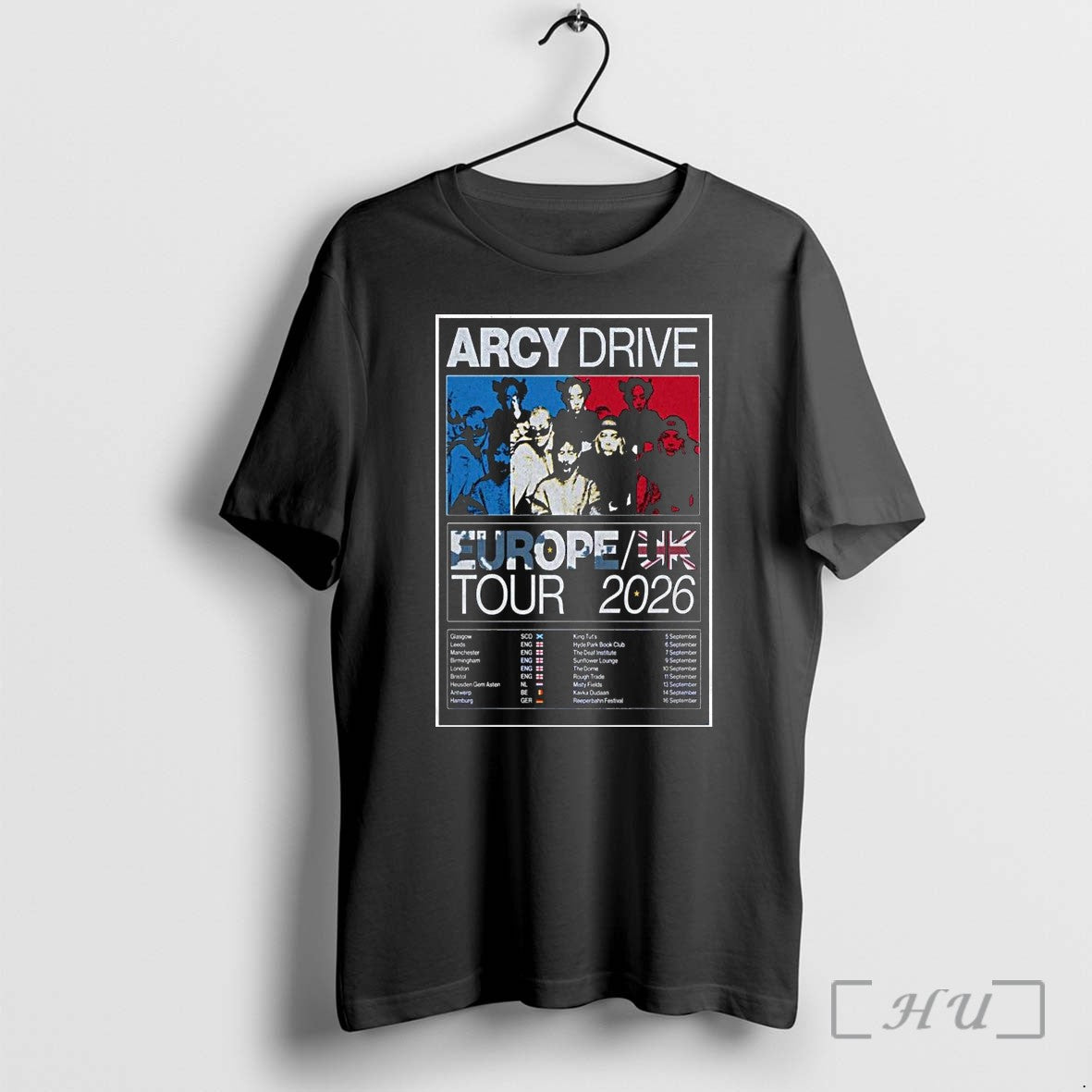 Officials Arcy Drive Tour Europe Uk 2026 1 Premium - Adult & Kids T-Shirts, Sweatshirts & Hoodies apparel design preview 1