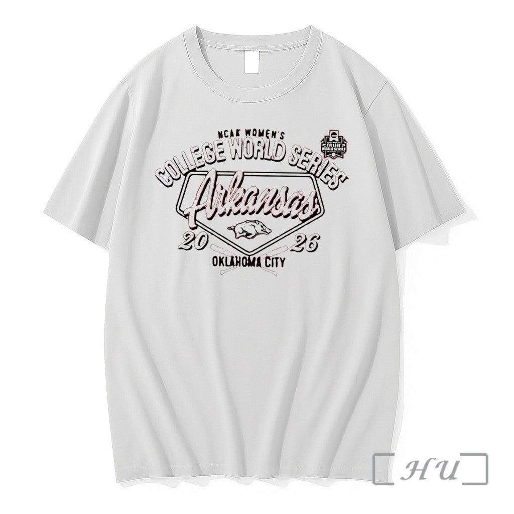 Officials Arkansas Razorbacks 2026 Womens College - Adult & Kids T-Shirts, Sweatshirts & Hoodies apparel design preview 1