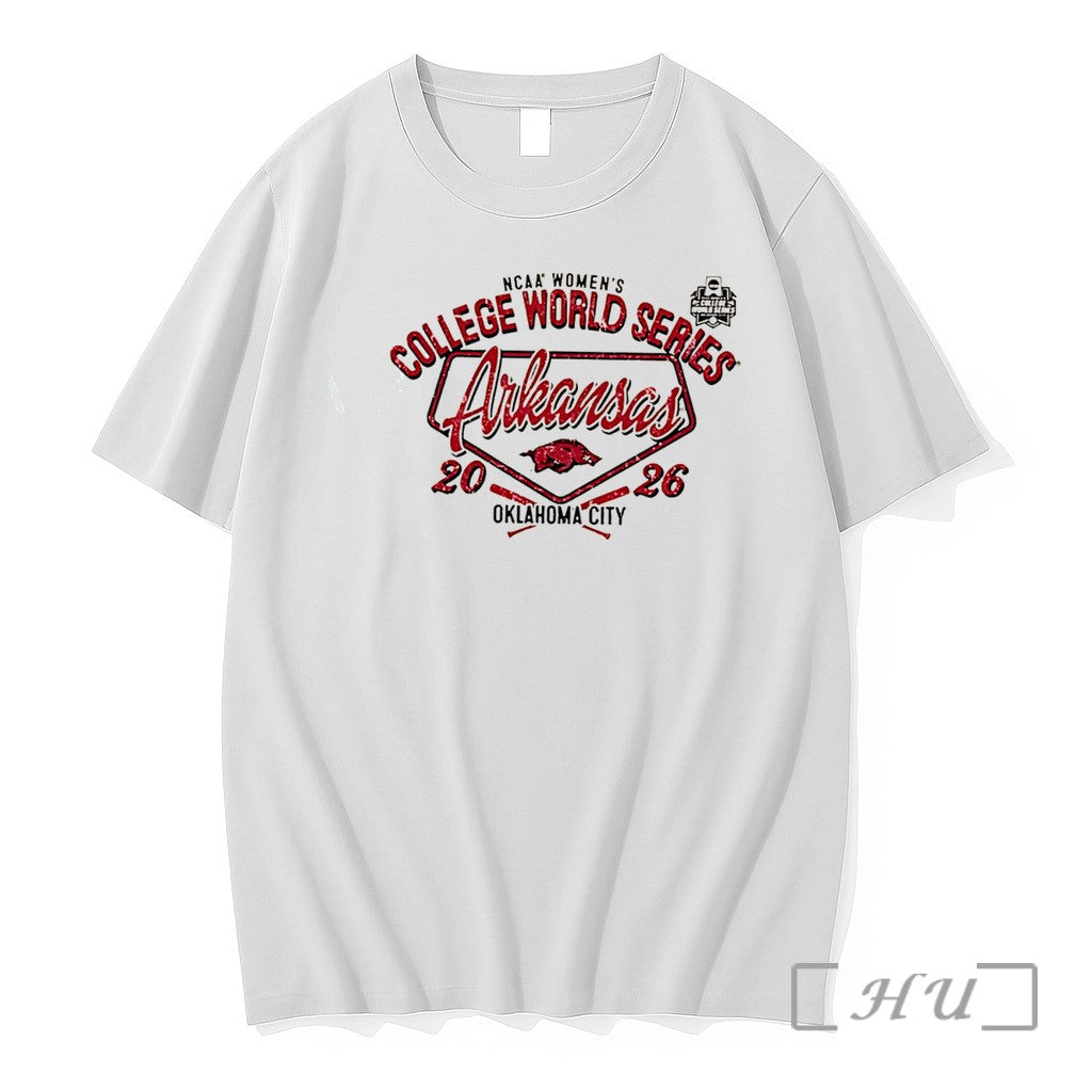 Officials Arkansas Razorbacks 2026 Womens College - Adult & Kids T-Shirts, Sweatshirts & Hoodies apparel design preview 1