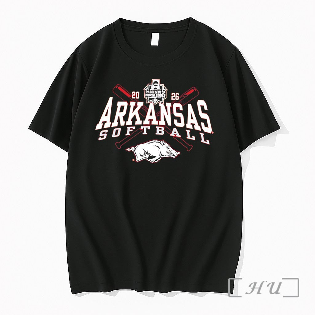 Officials Arkansas Razorbacks 2026 Womens College - Adult & Kids T-Shirts, Sweatshirts & Hoodies apparel design preview 1