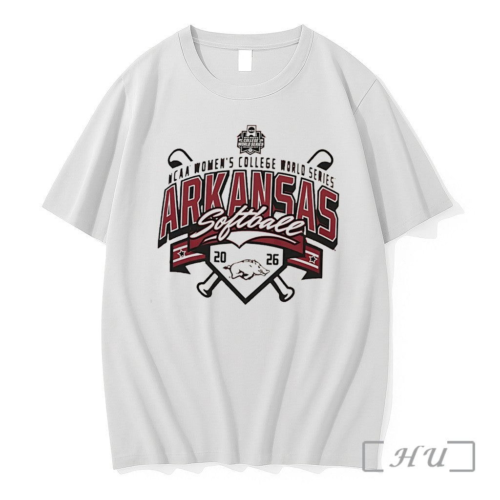 Officials Arkansas Softball Womens College World - Adult & Kids T-Shirts, Sweatshirts & Hoodies apparel design preview 1