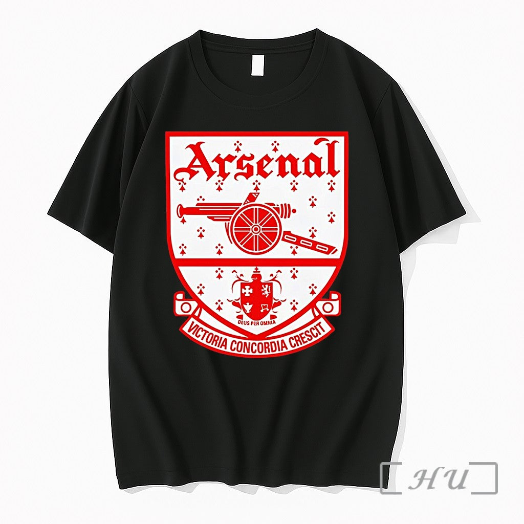 Officials Arsenal Fc Deus Per Omnia Victoria - Adult & Kids T-Shirts, Sweatshirts & Hoodies apparel design preview 1