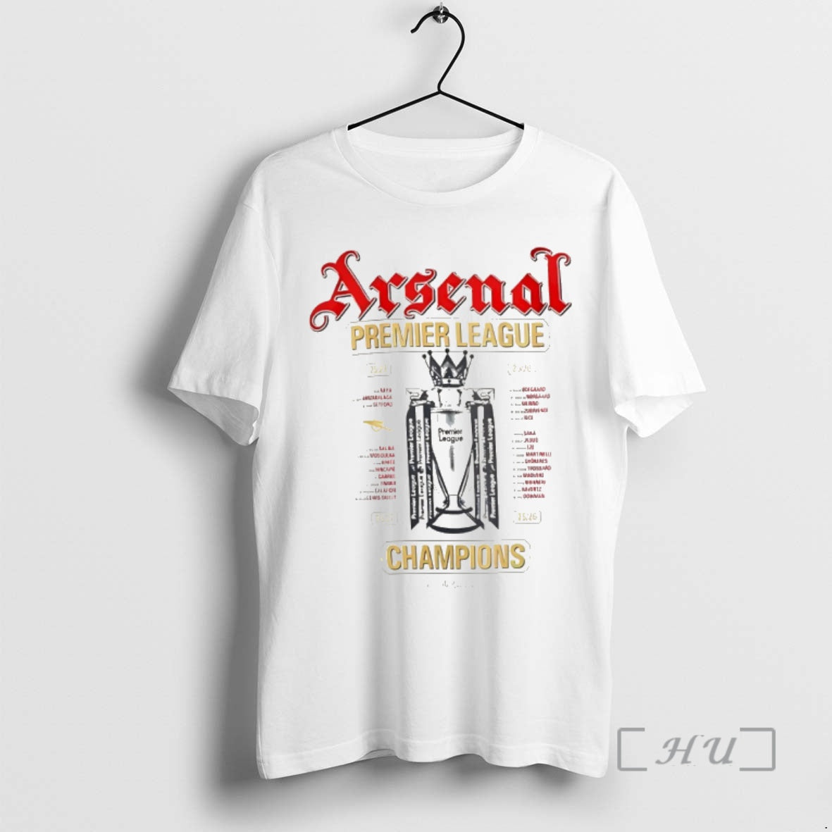 Officials Arsenal Fc Premier League World Champions - Adult & Kids T-Shirts, Sweatshirts & Hoodies apparel design preview 1