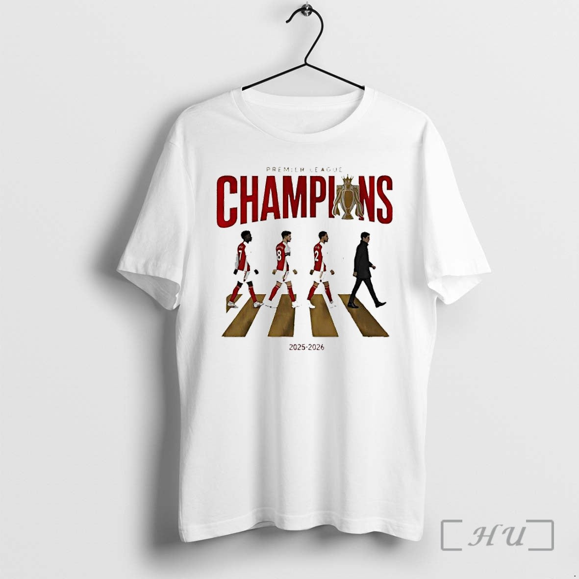 Officials Arsenal Premier League Champions 2025 2026 - Adult & Kids T-Shirts, Sweatshirts & Hoodies apparel design preview 1