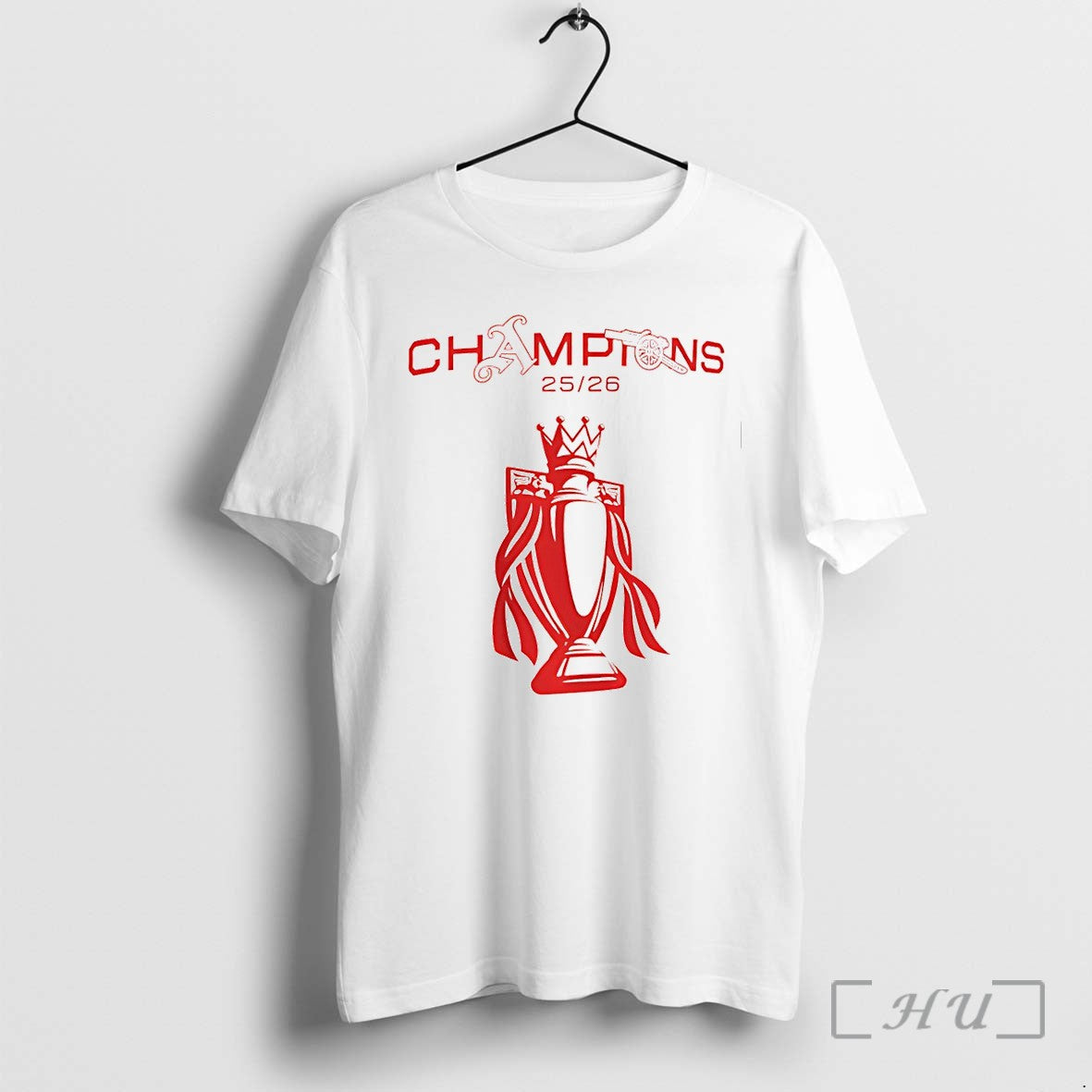 Officials Arsenal Premier League Champions 2025 26 - Adult & Kids T-Shirts, Sweatshirts & Hoodies apparel design preview 1