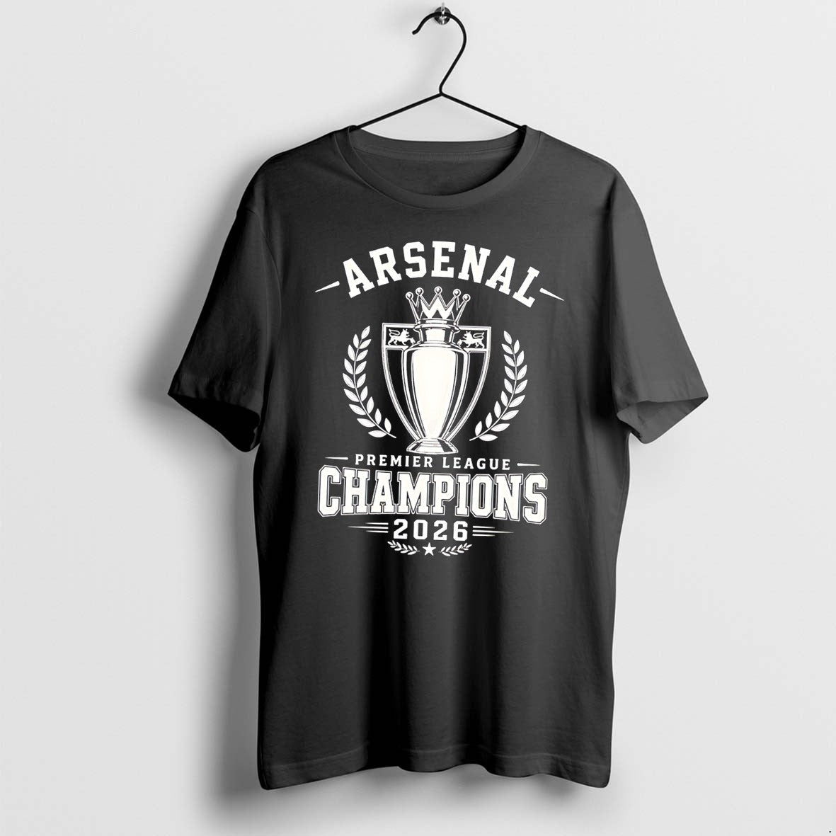 Officials Arsenal Premier League Champions 2026 - Adult & Kids T-Shirts, Sweatshirts & Hoodies apparel design preview 1