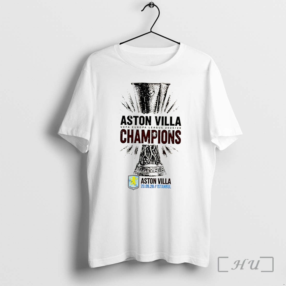 Officials Aston Villa Uefa Europa League Champions - Adult & Kids T-Shirts, Sweatshirts & Hoodies apparel design preview 1