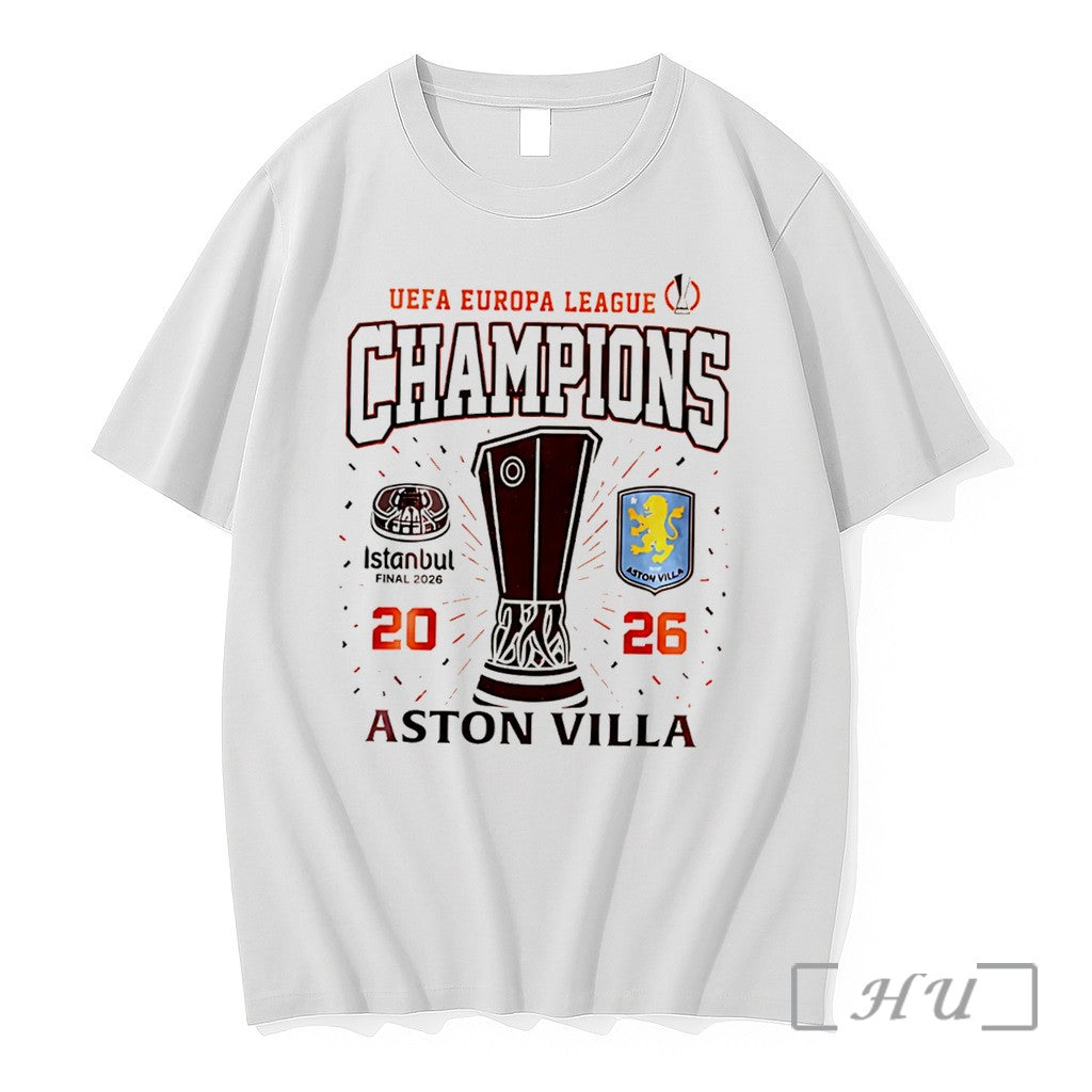 Officials Aston Villa Uefa Europa League Champions - Adult & Kids T-Shirts, Sweatshirts & Hoodies apparel design preview 1