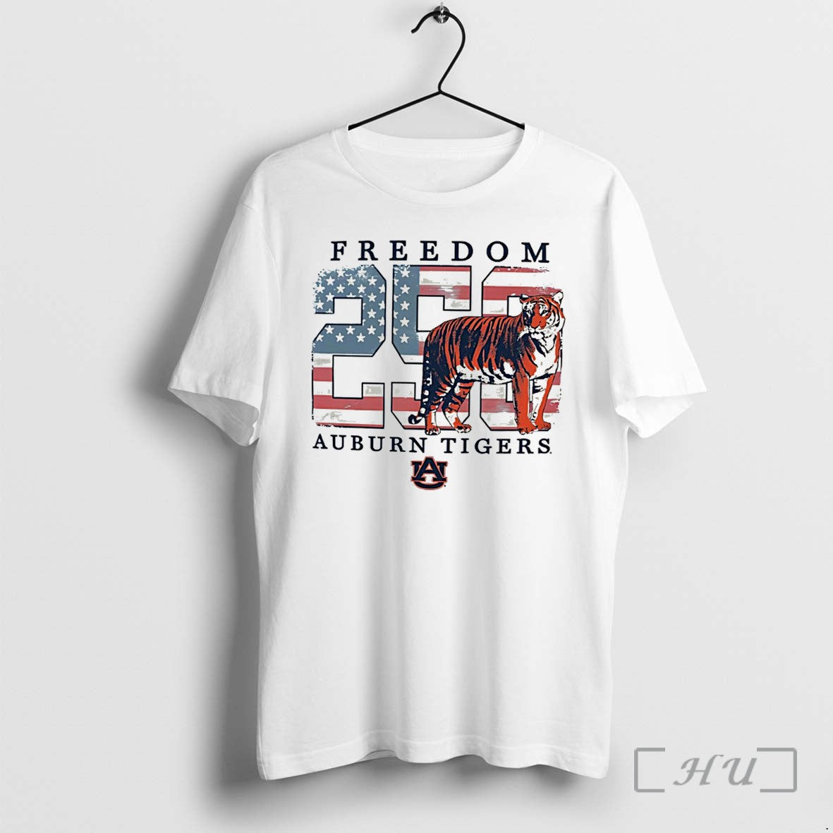 Officials Auburn Tigers Americana Freedom 250th Logo - Adult & Kids T-Shirts, Sweatshirts & Hoodies apparel design preview 1