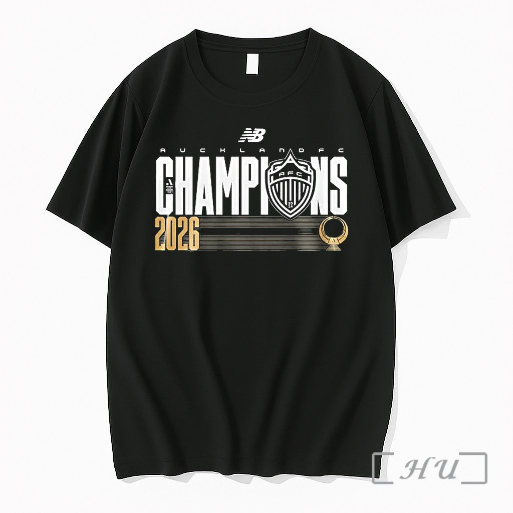 Officials Auckland Fc 2026 Champions 1 - Adult & Kids T-Shirts, Sweatshirts & Hoodies apparel design preview 1