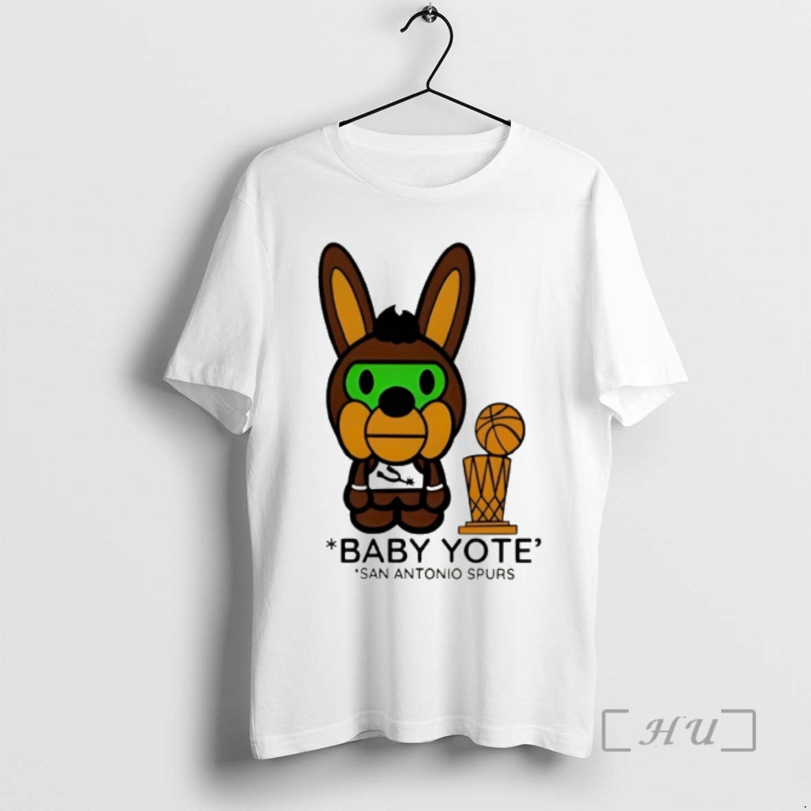 Officials Baby Yote San Antonio Spurs Basketball Cup - Adult & Kids T-Shirts, Sweatshirts & Hoodies apparel design preview 1