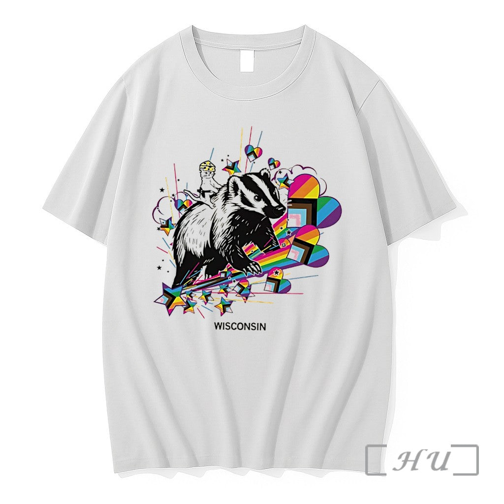 Officials Badger Wisconsin Has Pride Premium Sweater - Adult & Kids T-Shirts, Sweatshirts & Hoodies apparel design preview 1