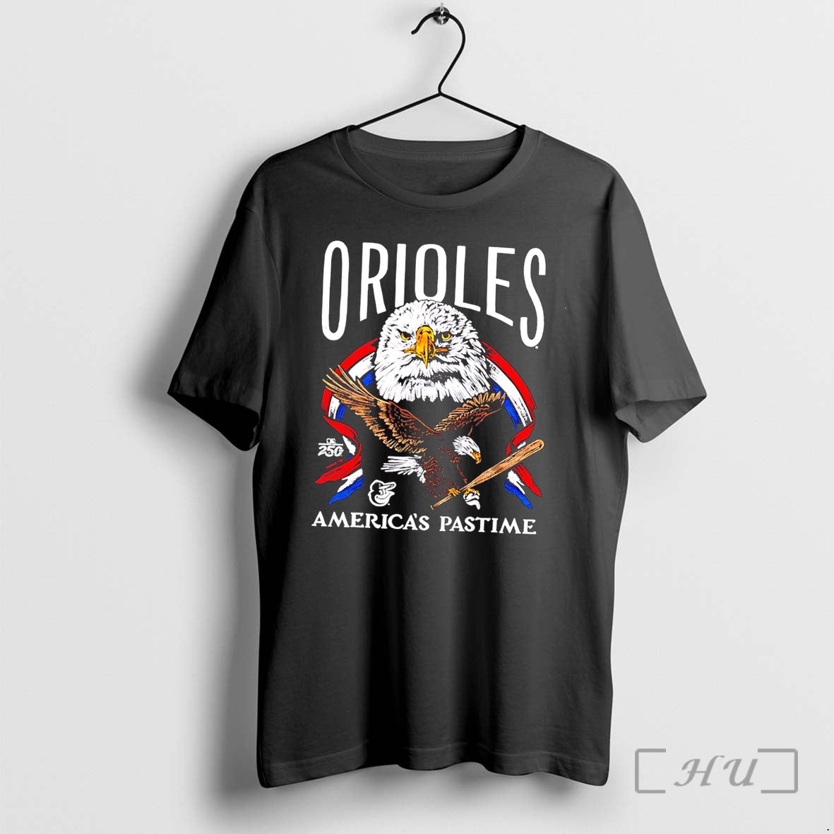 Officials Baltimore Orioles Americas Pastime 250th - Adult & Kids T-Shirts, Sweatshirts & Hoodies apparel design preview 1