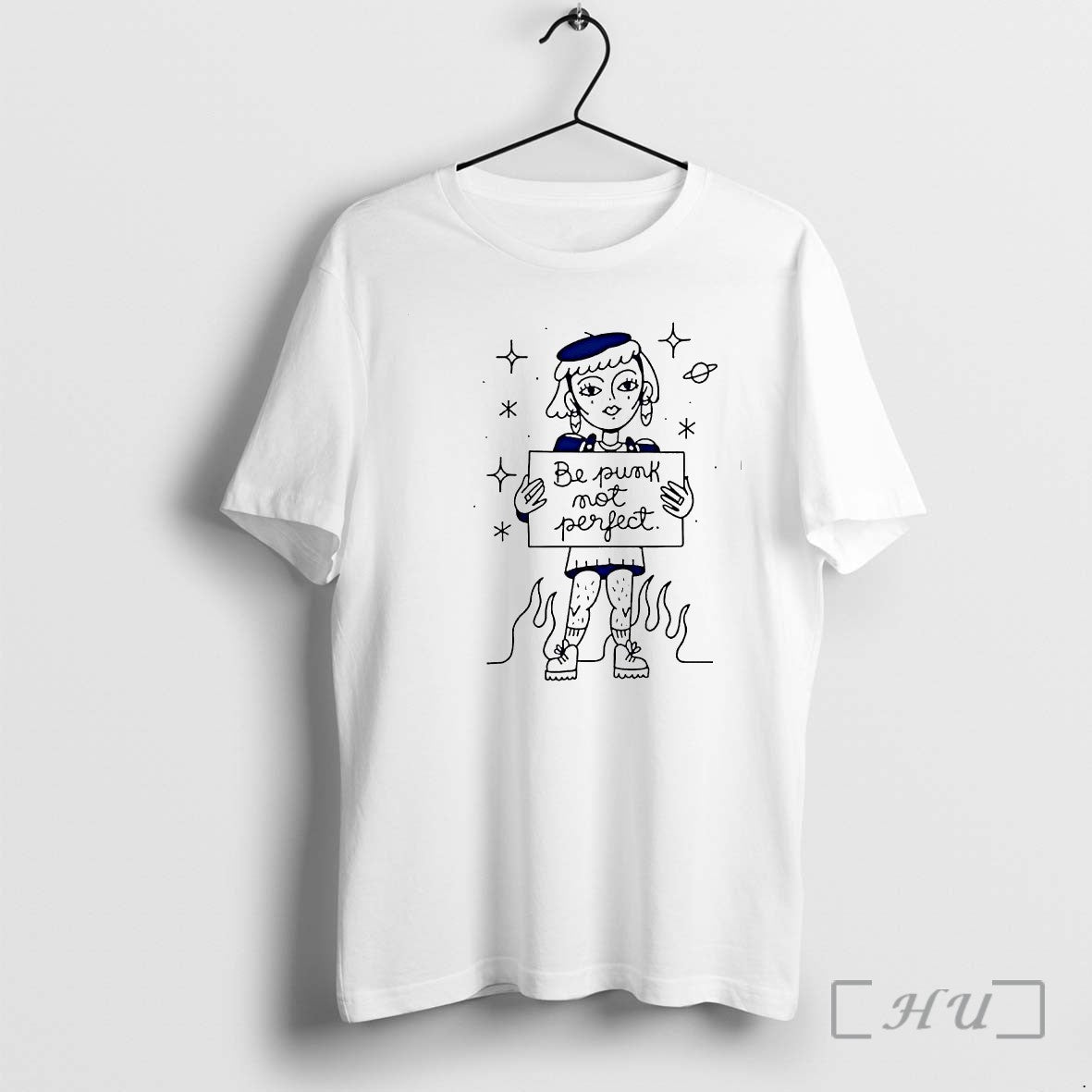 Officials Be Punk Not Perfect Doodle Premium Sweater - Adult & Kids T-Shirts, Sweatshirts & Hoodies apparel design preview 1