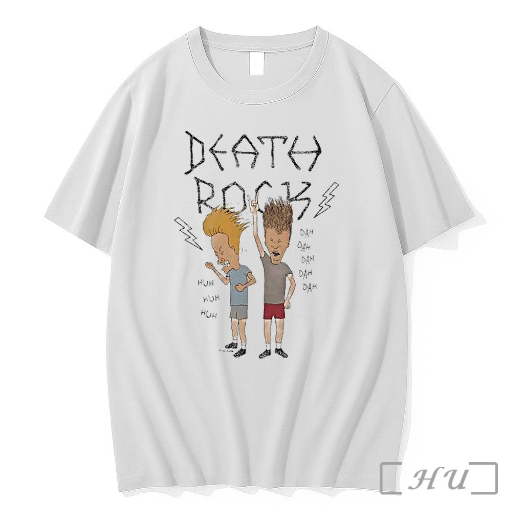 Officials Beavis Butt Head Death Rock Dah Huh Mike - Adult & Kids T-Shirts, Sweatshirts & Hoodies apparel design preview 1