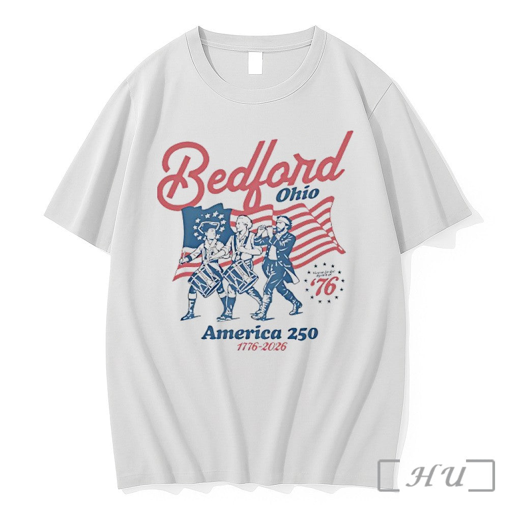 Officials Bedford Ohio America 250 1776 2026 - Adult & Kids T-Shirts, Sweatshirts & Hoodies apparel design preview 1