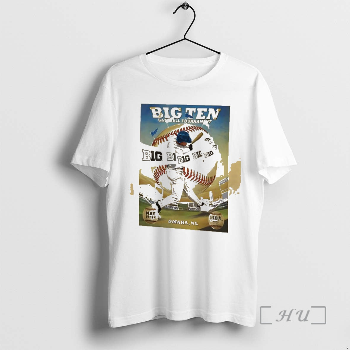 Officials Big Ten Baseball Tournament 2026 - Adult & Kids T-Shirts, Sweatshirts & Hoodies apparel design preview 1