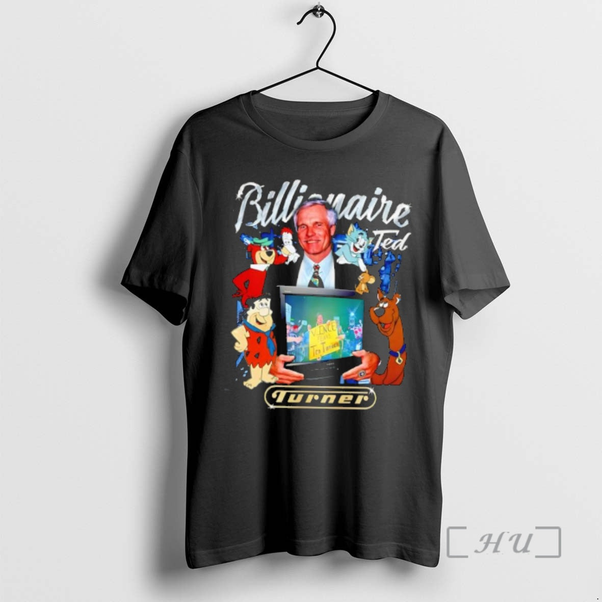 Officials Billionaire Ted Turner Cnn Cartoon - Adult & Kids T-Shirts, Sweatshirts & Hoodies apparel design preview 1