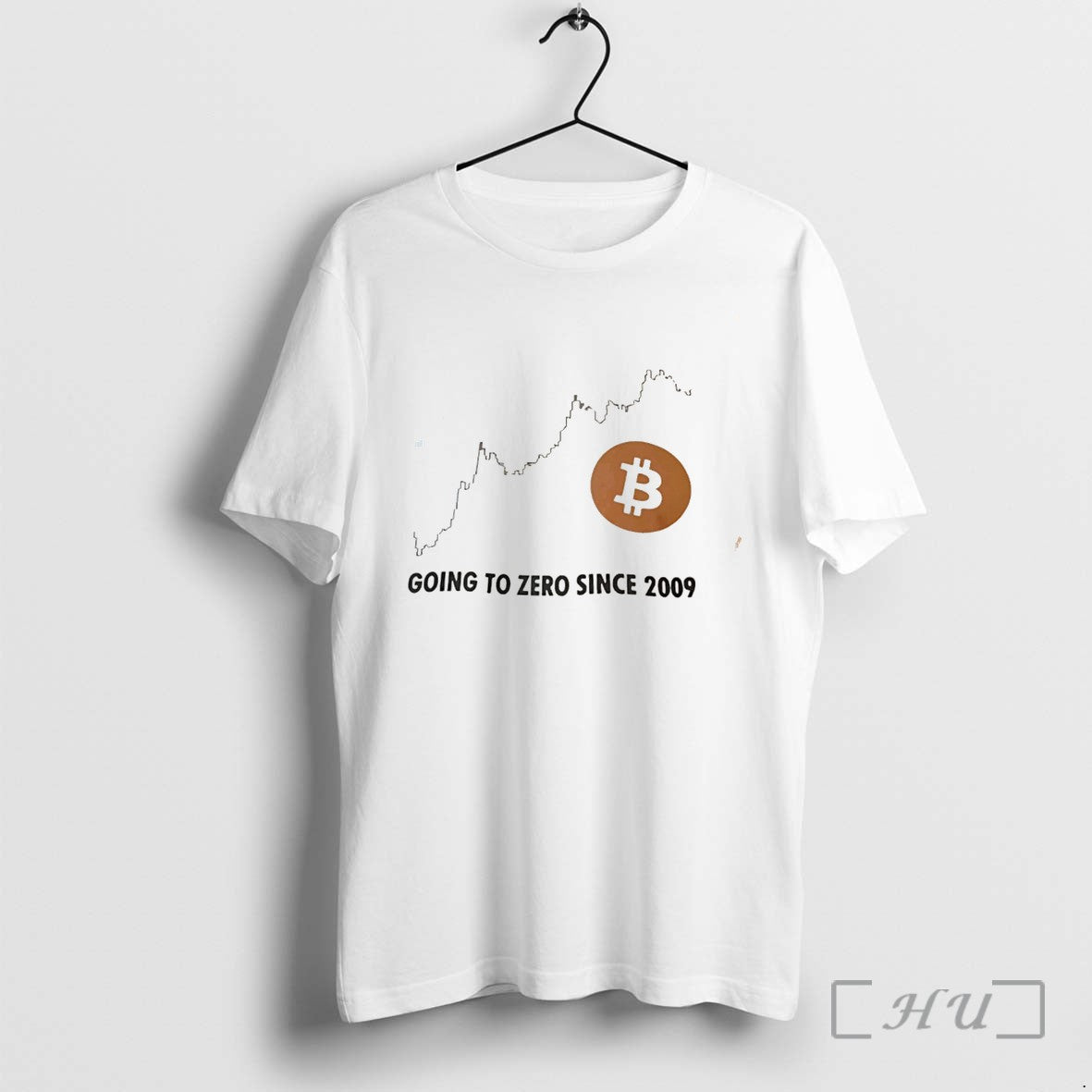 Officials Bitcoin Going To Zero Since 2009 Graphic - Adult & Kids T-Shirts, Sweatshirts & Hoodies apparel design preview 1