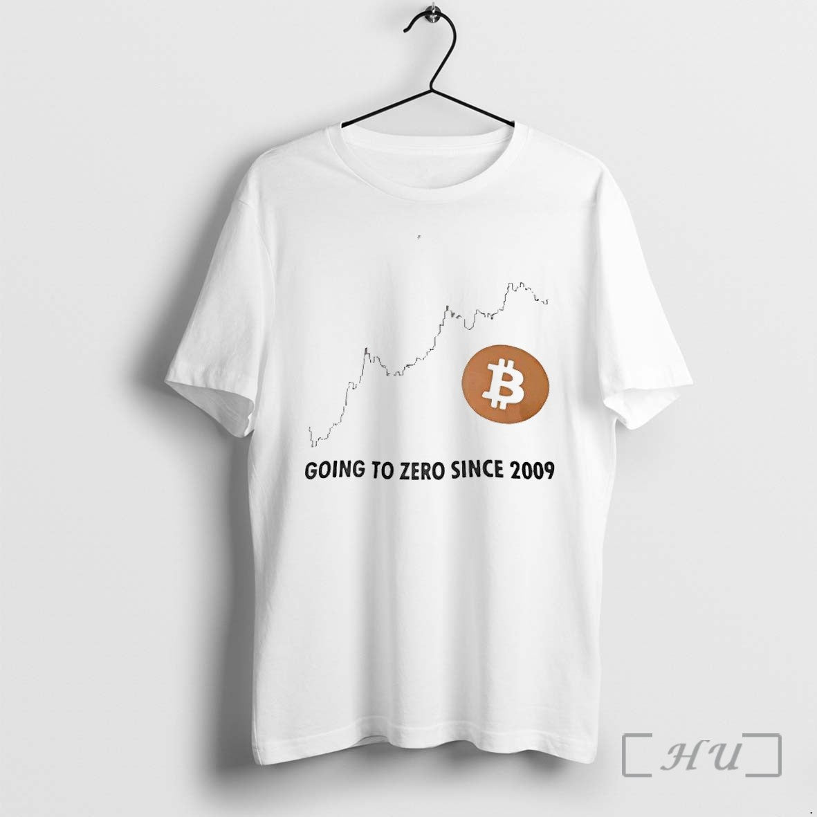 Officials Bitcoin Going To Zero Since 2009 - Adult & Kids T-Shirts, Sweatshirts & Hoodies apparel design preview 1