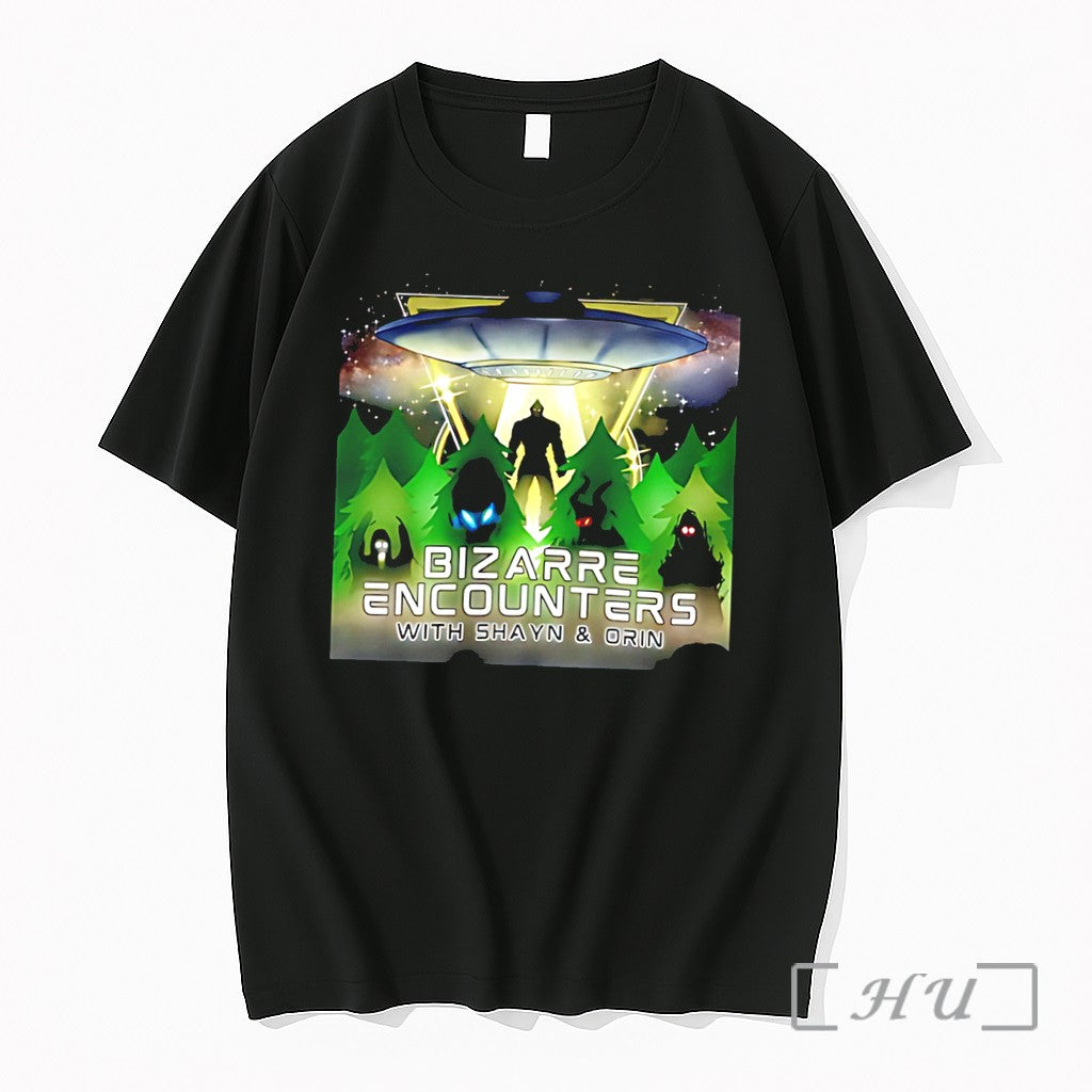 Officials Bizarre Encounters With Shayn And Orin Ufo - Adult & Kids T-Shirts, Sweatshirts & Hoodies apparel design preview 1
