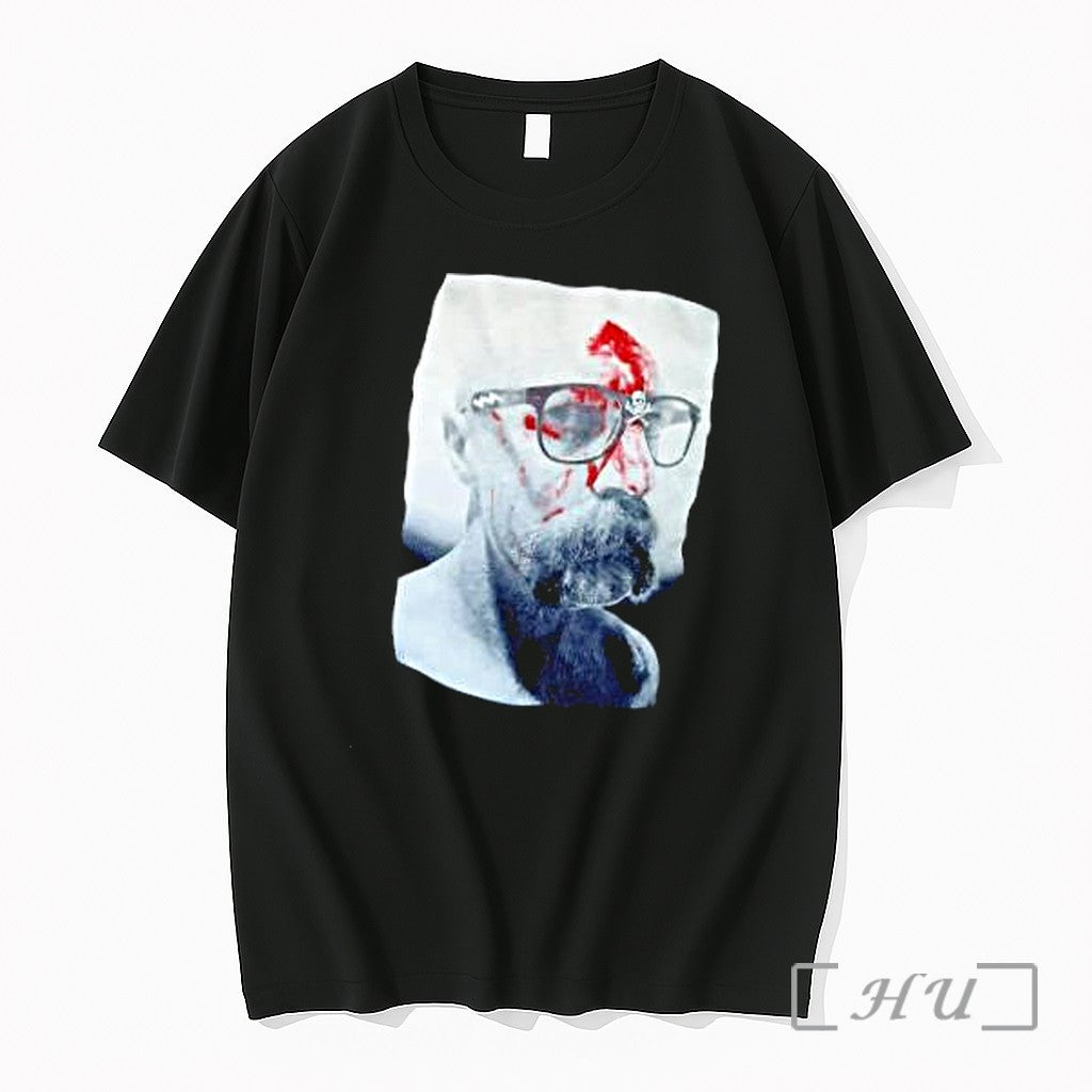 Officials Bloody Bearded Man Portrait Premium Sweater - Adult & Kids T-Shirts, Sweatshirts & Hoodies apparel design preview 1
