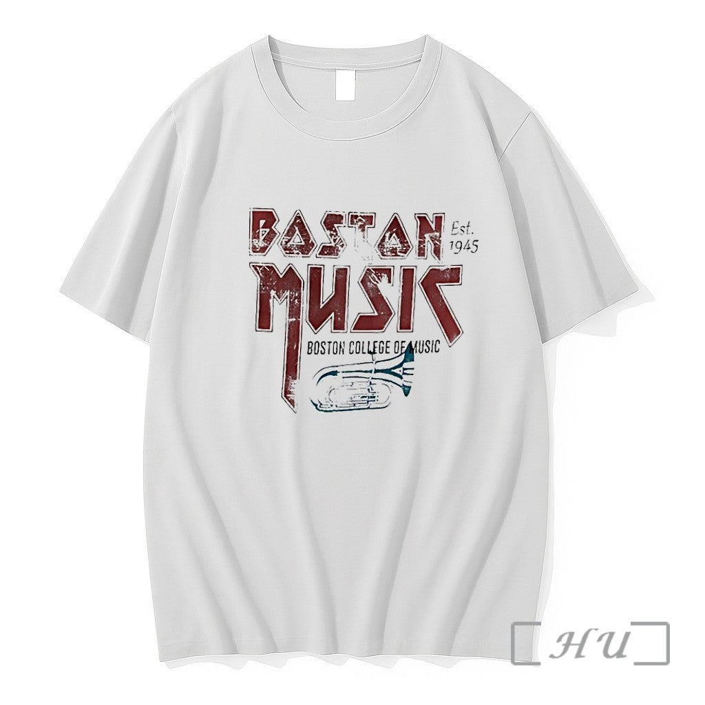 Officials Boston Music Est 1945 College Of - Adult & Kids T-Shirts, Sweatshirts & Hoodies apparel design preview 1