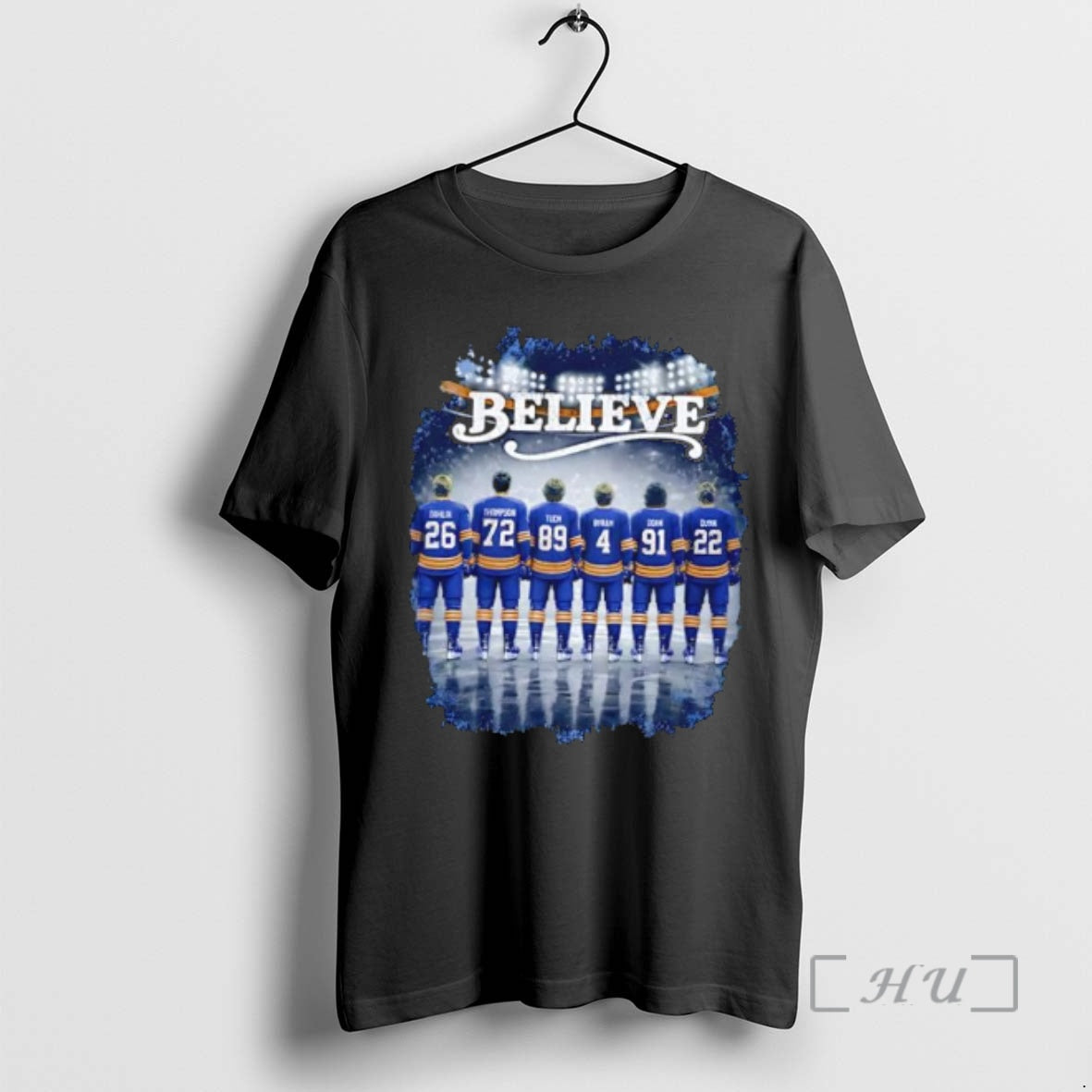 Officials Buffalo Sabres Believe Hockey Players - Adult & Kids T-Shirts, Sweatshirts & Hoodies apparel design preview 1