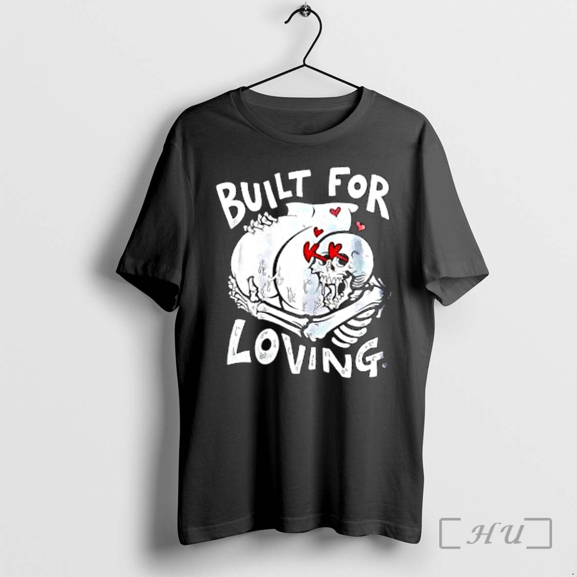 Officials Built For Loving Skeleton Premium Sweater - Adult & Kids T-Shirts, Sweatshirts & Hoodies apparel design preview 1