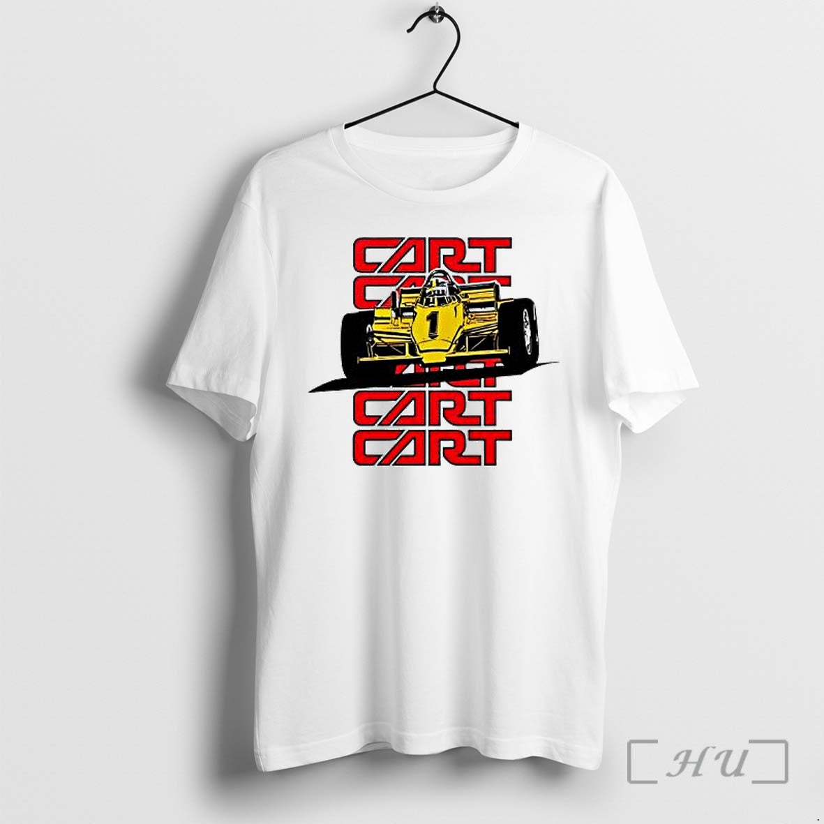 Officials Cart Racing Number 1 Yellow Formula Car - Adult & Kids T-Shirts, Sweatshirts & Hoodies apparel design preview 1