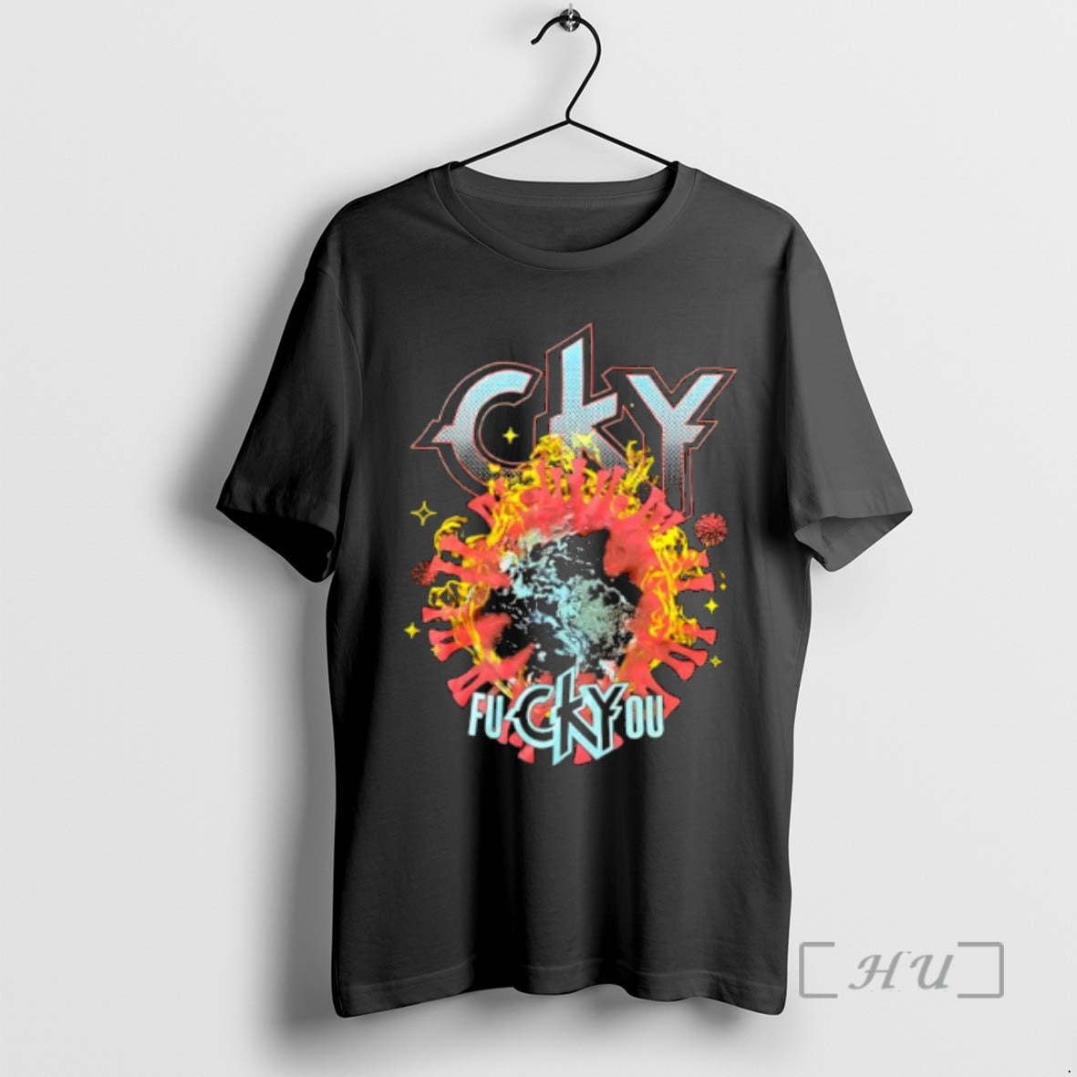 Officials Cky Fuck You Earth Corona Virus - Adult & Kids T-Shirts, Sweatshirts & Hoodies apparel design preview 1