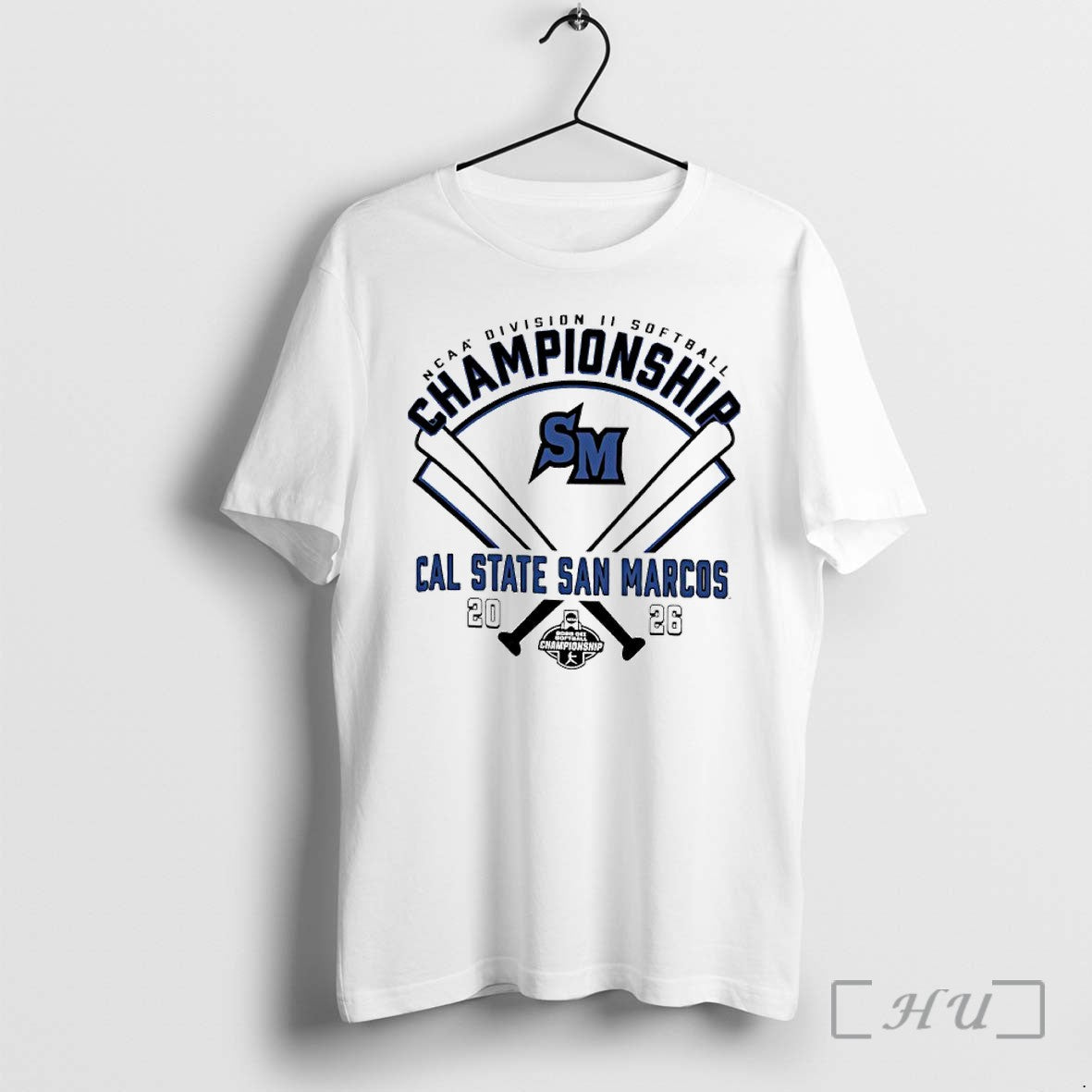 Officials Cal State San Marcos 2026 Ncaa Dii Softball - Adult & Kids T-Shirts, Sweatshirts & Hoodies apparel design preview 1
