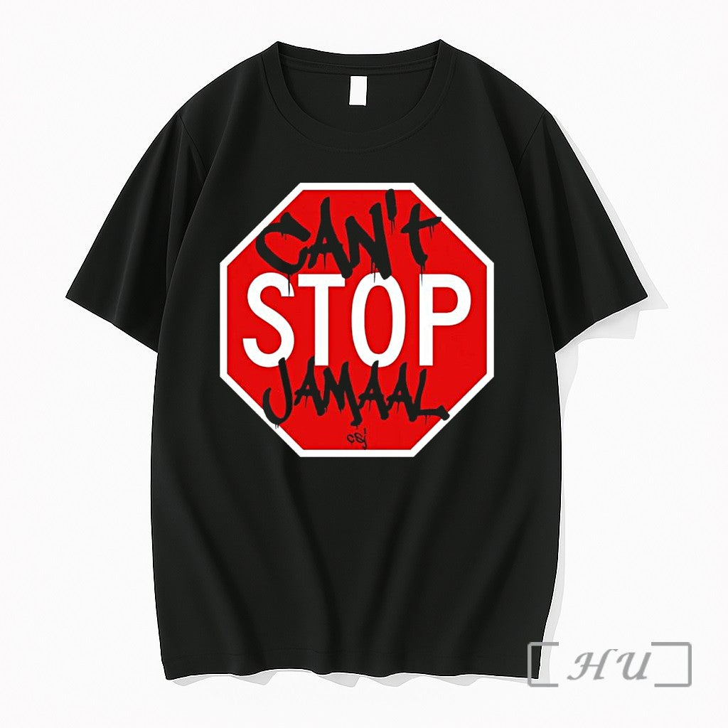 Officials Cant Stop Jamaal Name Slogan Sign - Adult & Kids T-Shirts, Sweatshirts & Hoodies apparel design preview 1