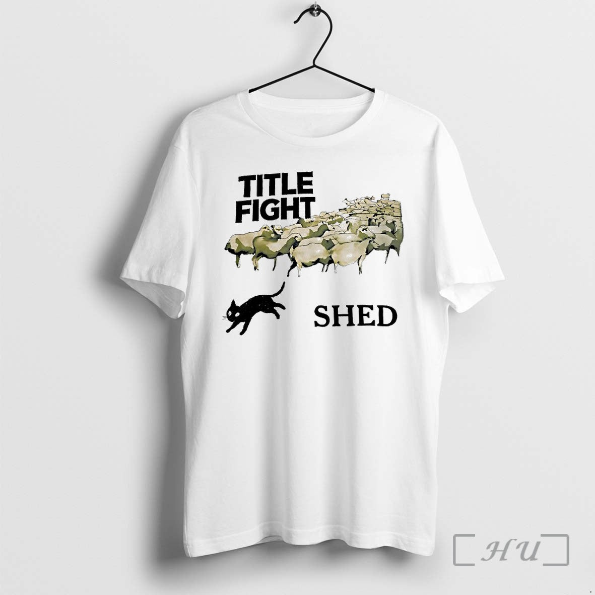 Officials Cat And Sheep Title Fight Album Shed - Adult & Kids T-Shirts, Sweatshirts & Hoodies apparel design preview 1